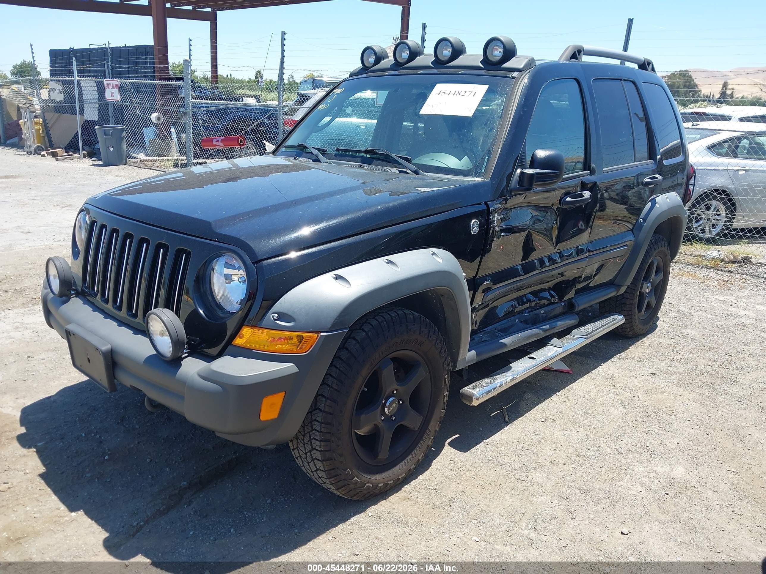 2006 Jeep Liberty Renegade Черный vin: 1J4GL38K96W127911