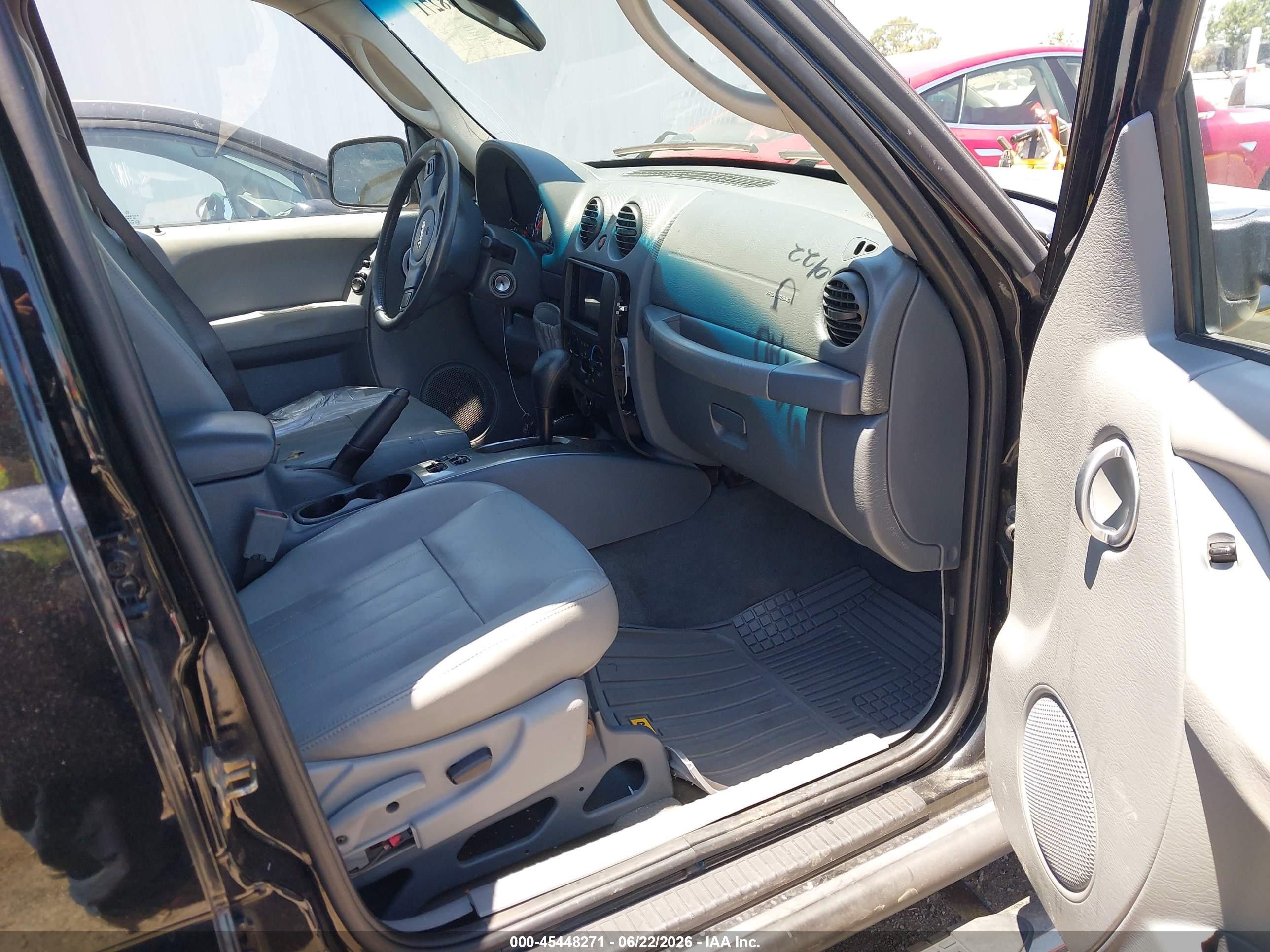 2006 Jeep Liberty Renegade Черный vin: 1J4GL38K96W127911