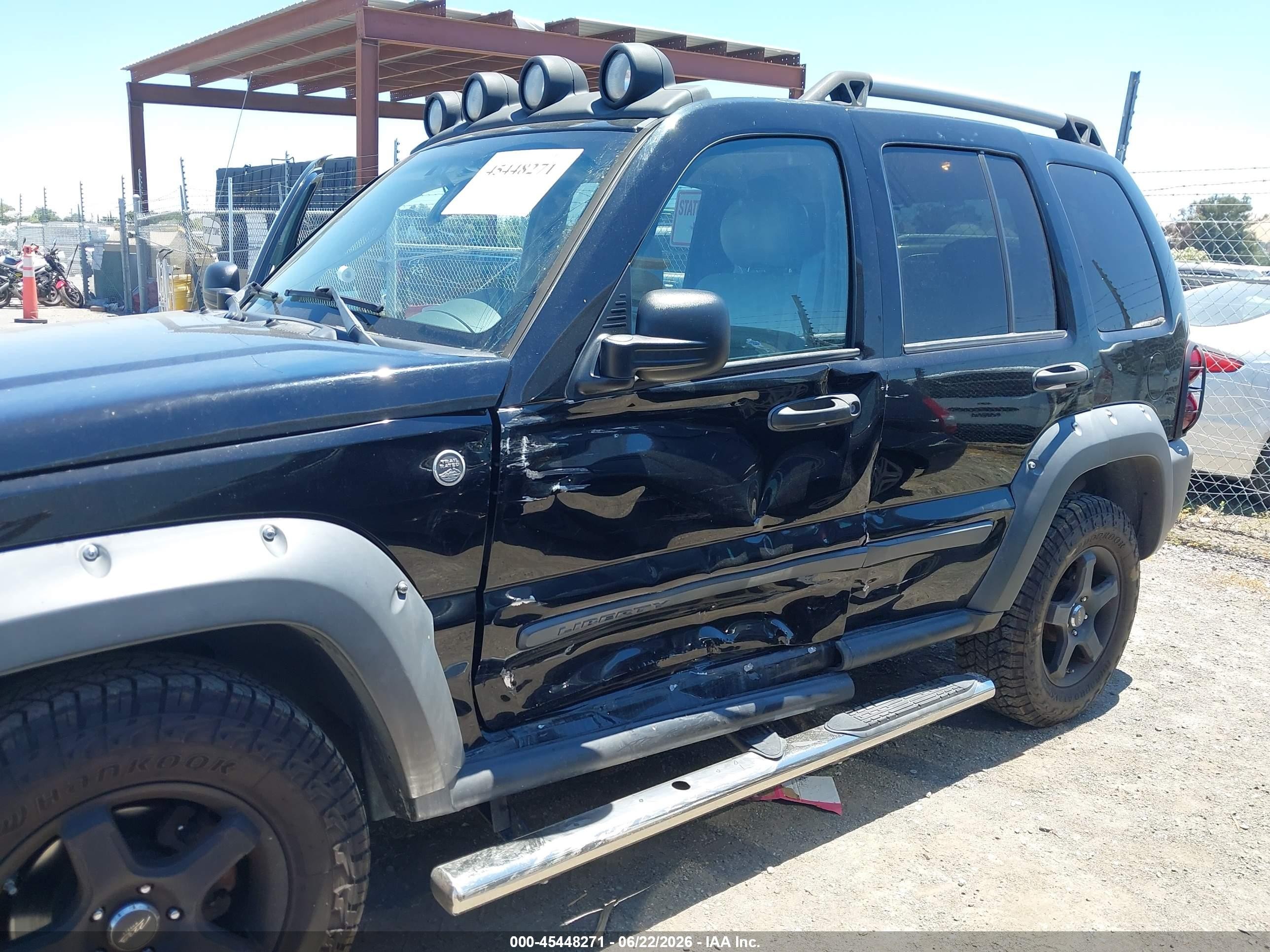 2006 Jeep Liberty Renegade Черный vin: 1J4GL38K96W127911