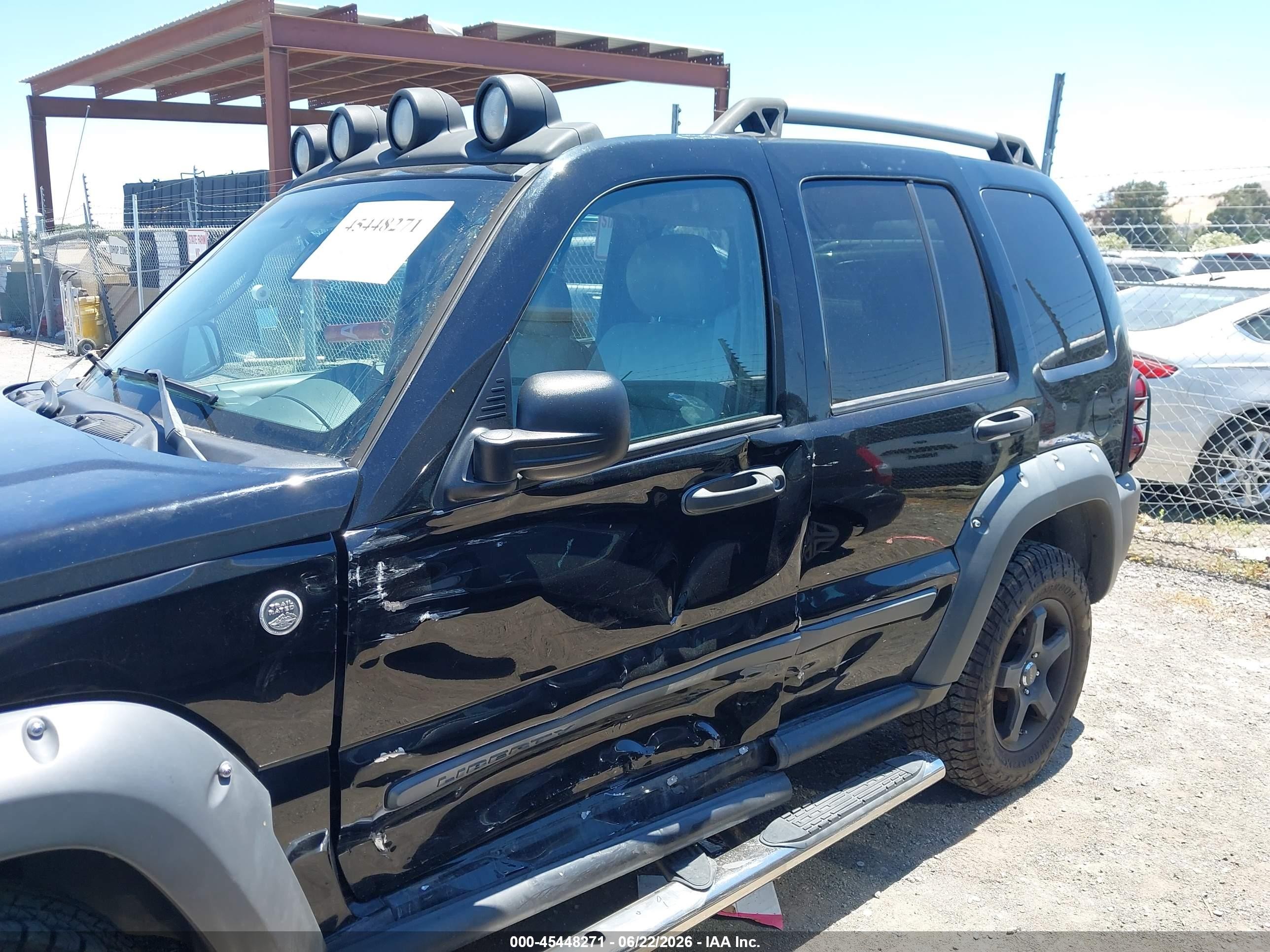 2006 Jeep Liberty Renegade Черный vin: 1J4GL38K96W127911