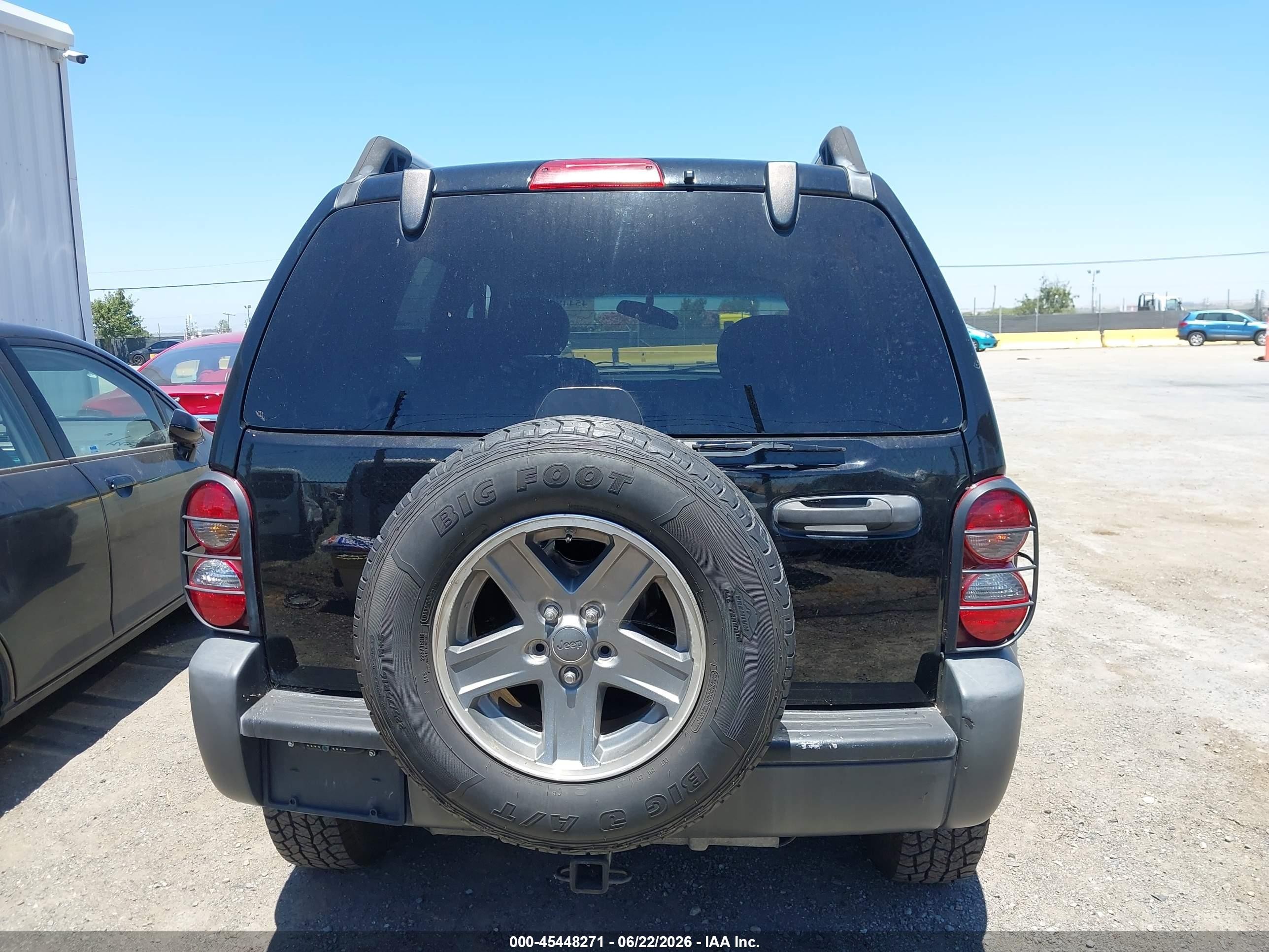 2006 Jeep Liberty Renegade Черный vin: 1J4GL38K96W127911