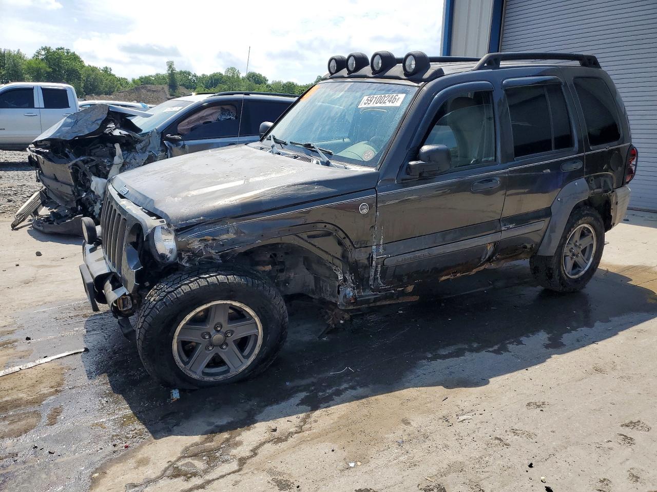 2006 Jeep Liberty Renegade Black vin: 1J4GL38K96W285648