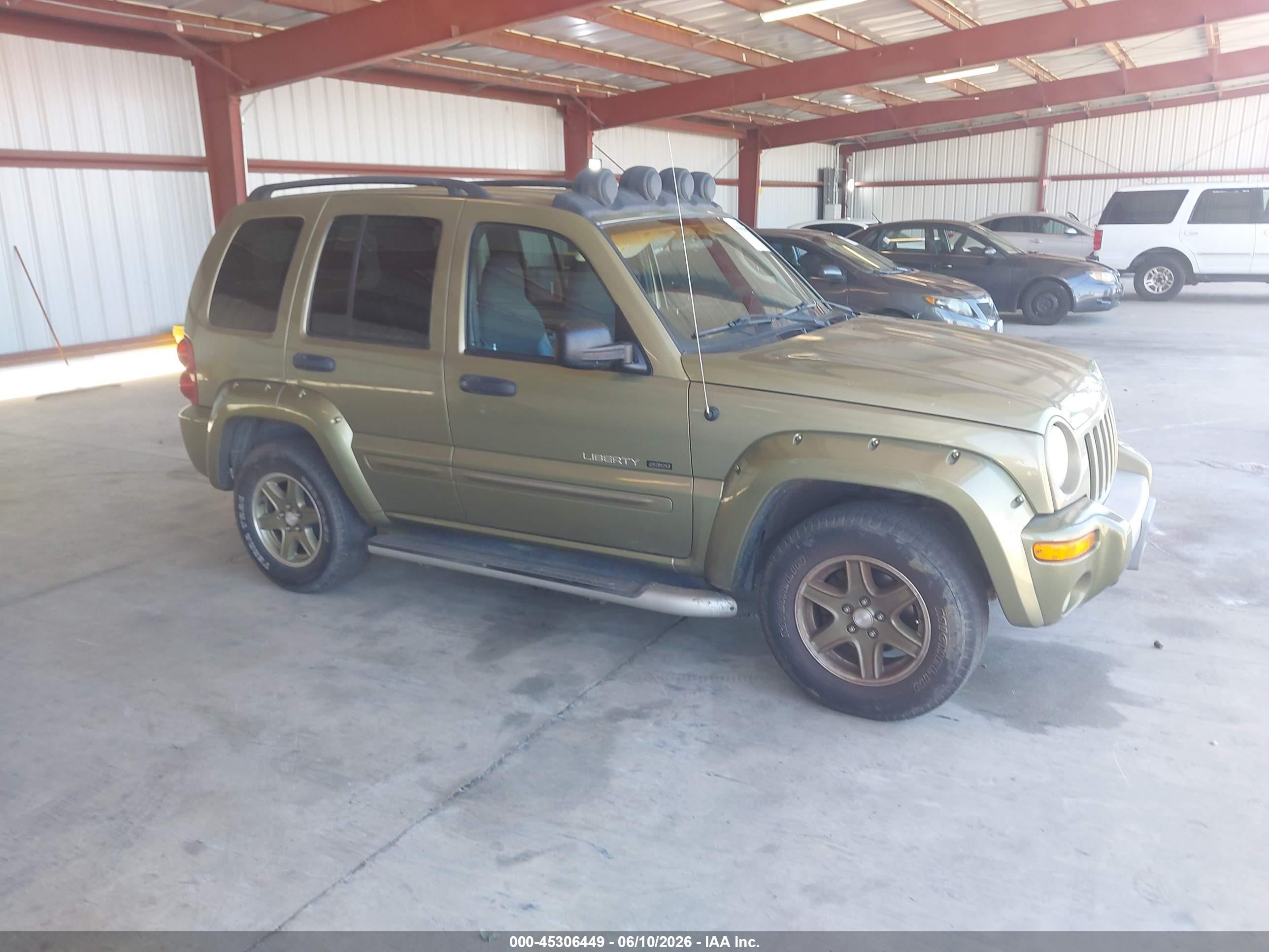 2002 Jeep Liberty Renegade Green vin: 1J4GL38KX2W333104