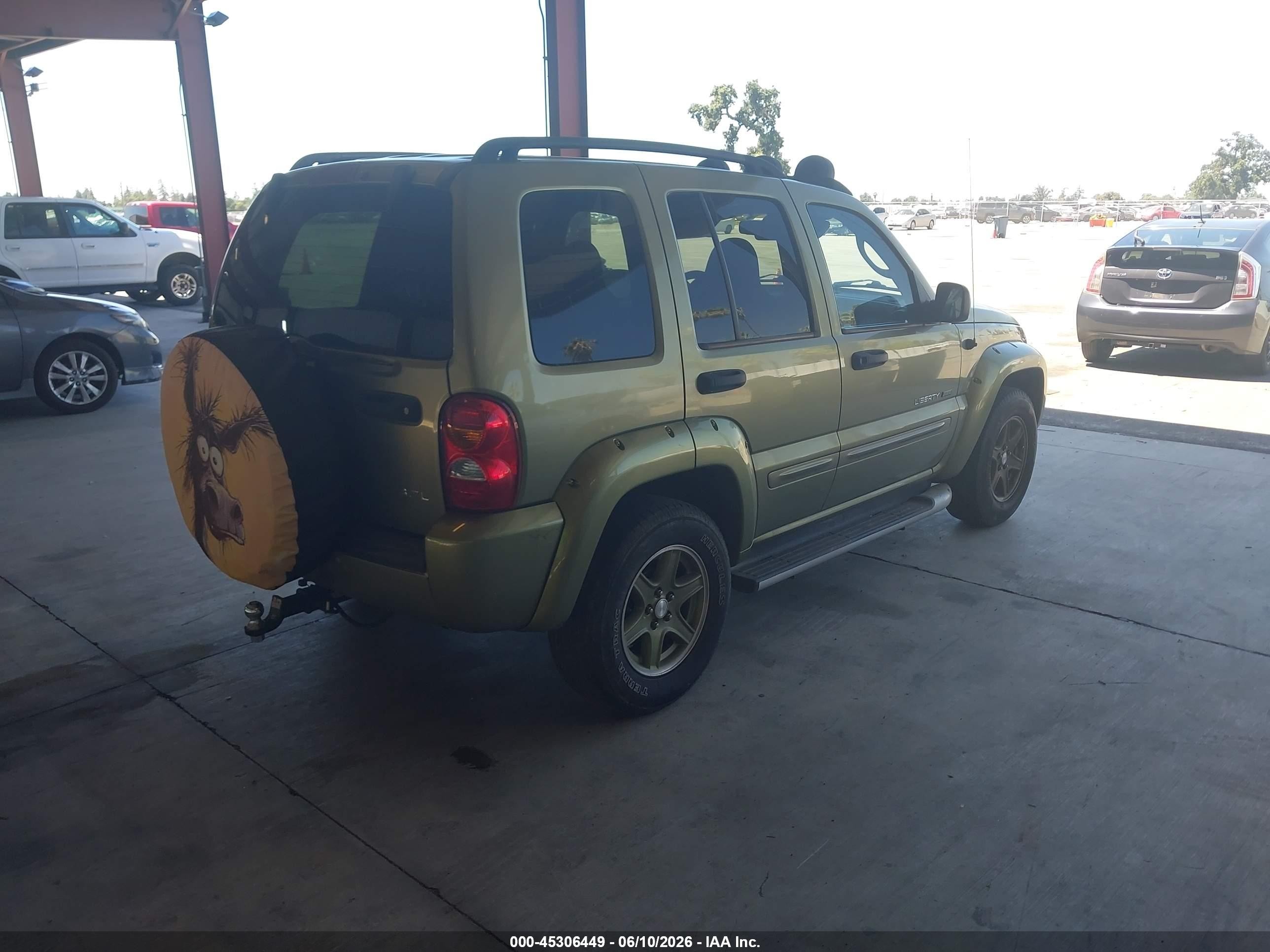 2002 Jeep Liberty Renegade Green vin: 1J4GL38KX2W333104