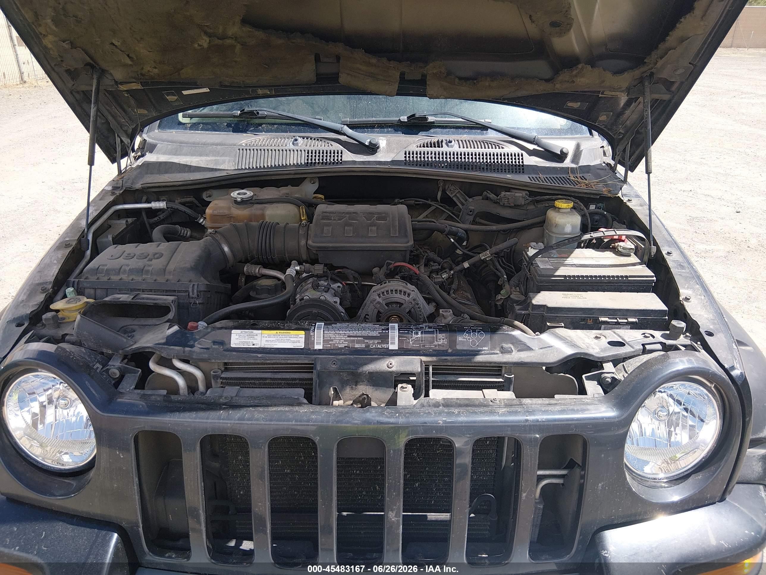 2003 Jeep Liberty Renegade Black vin: 1J4GL38KX3W621688