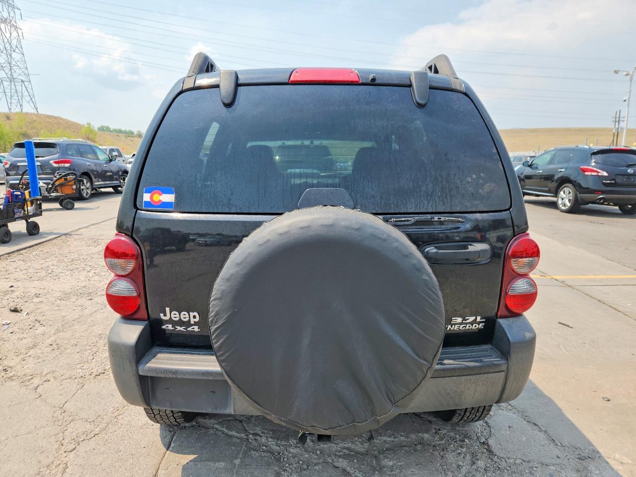 2005 Jeep Liberty Renegade Black vin: 1J4GL38KX5W704475