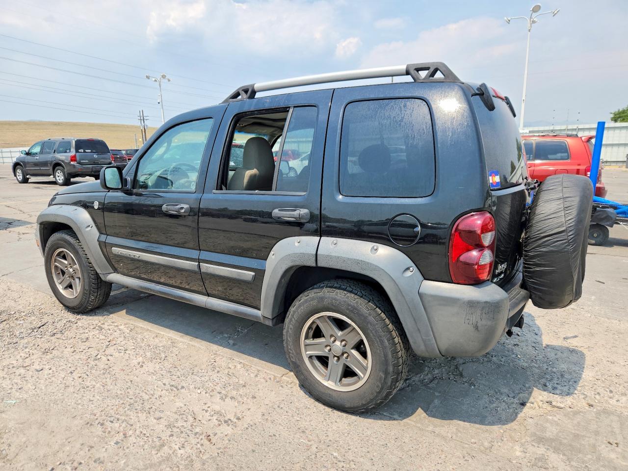 2005 Jeep Liberty Renegade Black vin: 1J4GL38KX5W704475