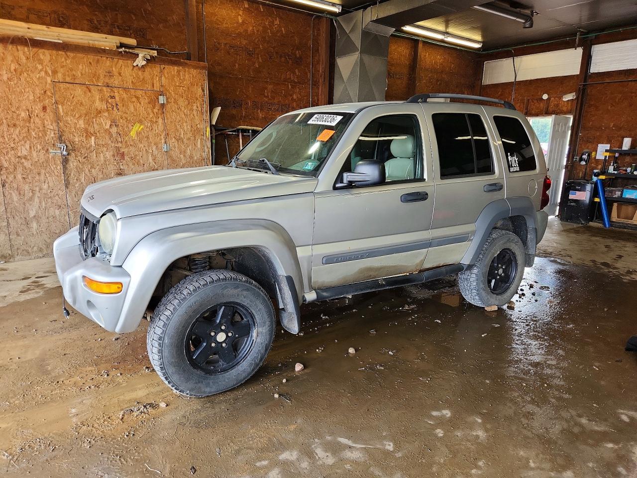 2005 Jeep Liberty Sport Silver vin: 1J4GL48515W636079