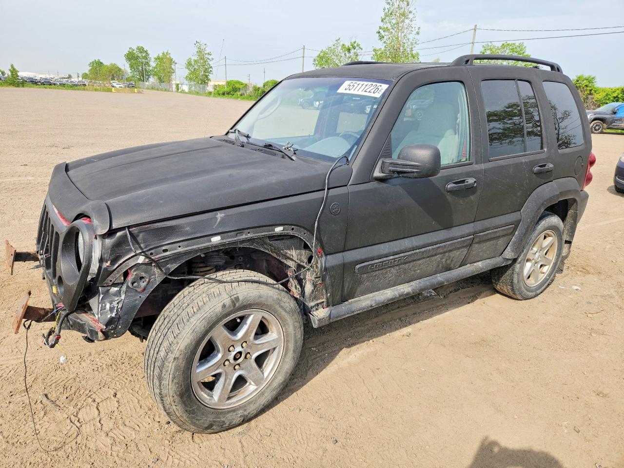 2006 Jeep Liberty Black vin: 1J4GL48516W185687