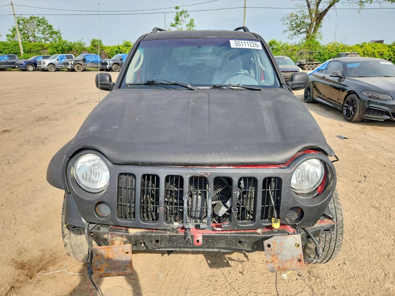 2006 Jeep Liberty Black vin: 1J4GL48516W185687