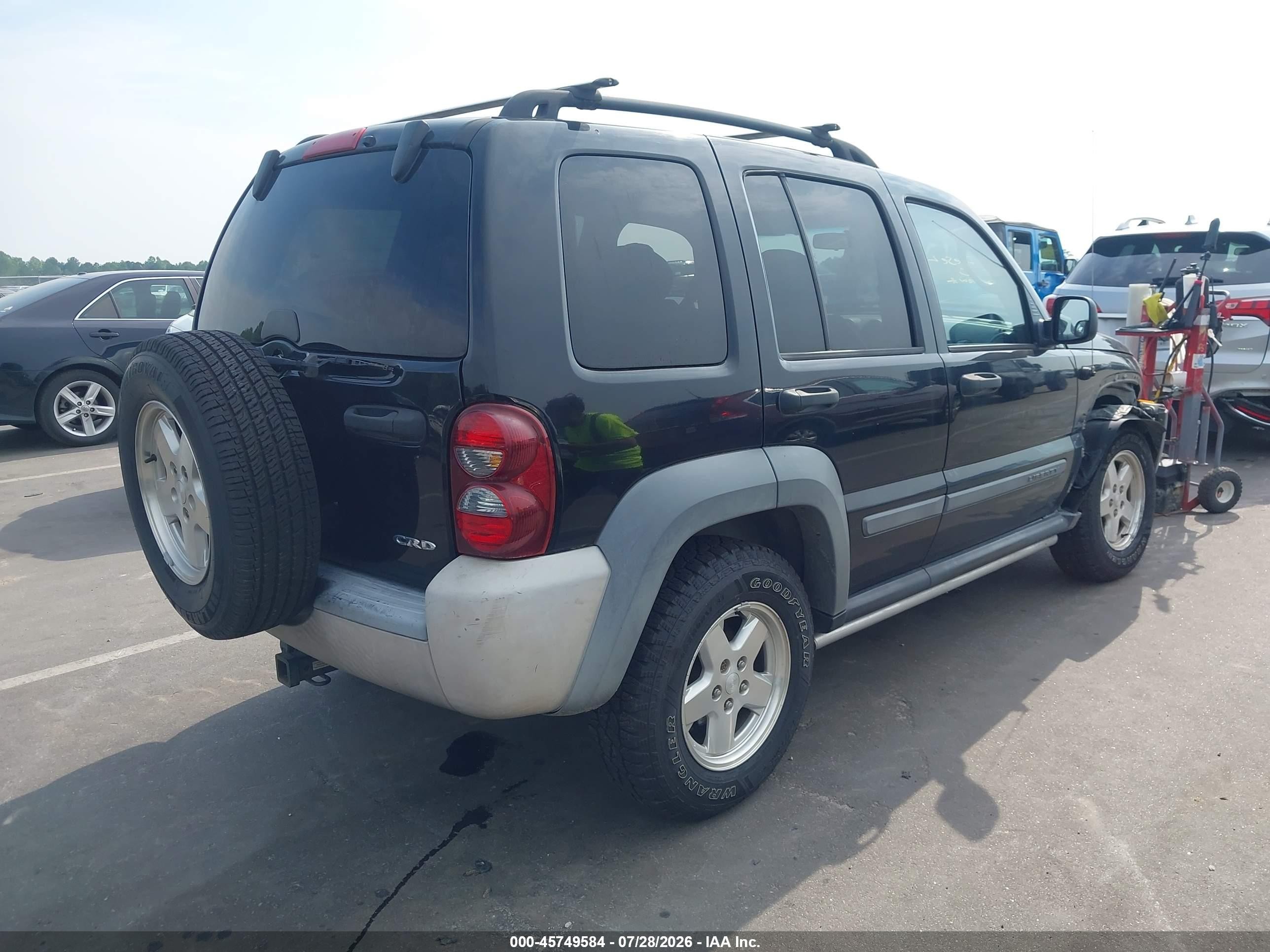 2006 Jeep Liberty Sport Black vin: 1J4GL48526W115261