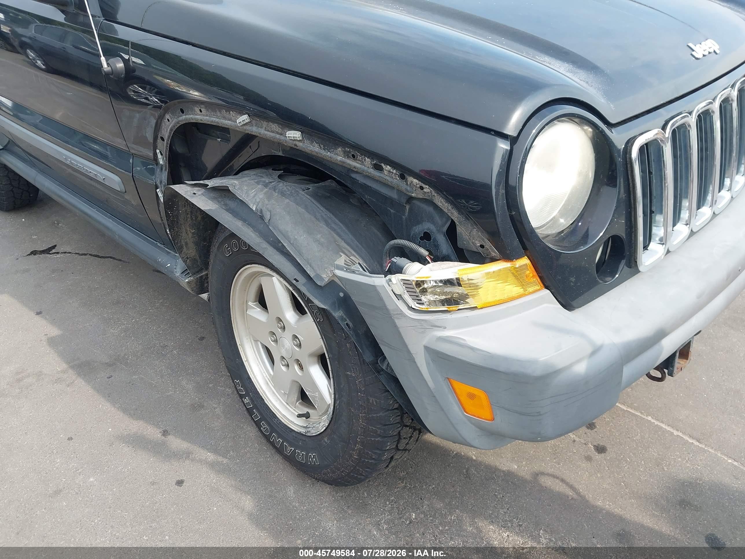 2006 Jeep Liberty Sport Black vin: 1J4GL48526W115261