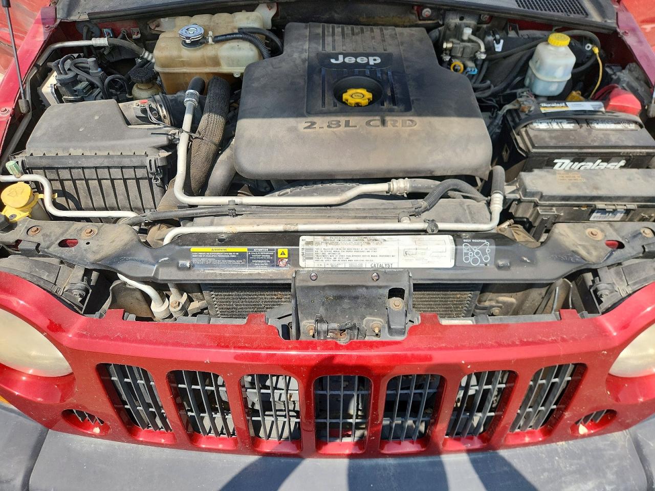 2006 Jeep Liberty Sport Red vin: 1J4GL48556W105372