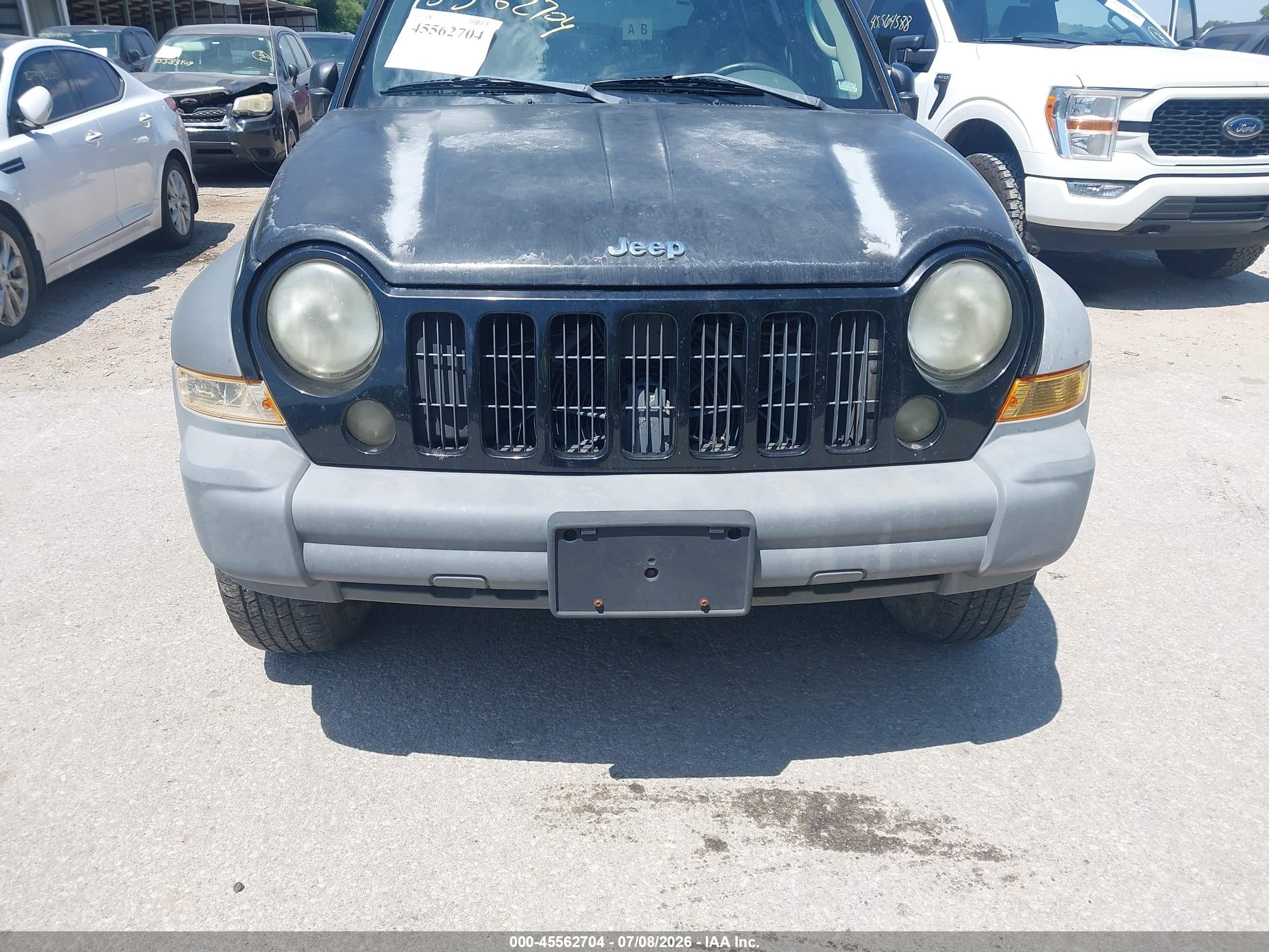 2005 Jeep Liberty Sport Черный vin: 1J4GL48565W655498