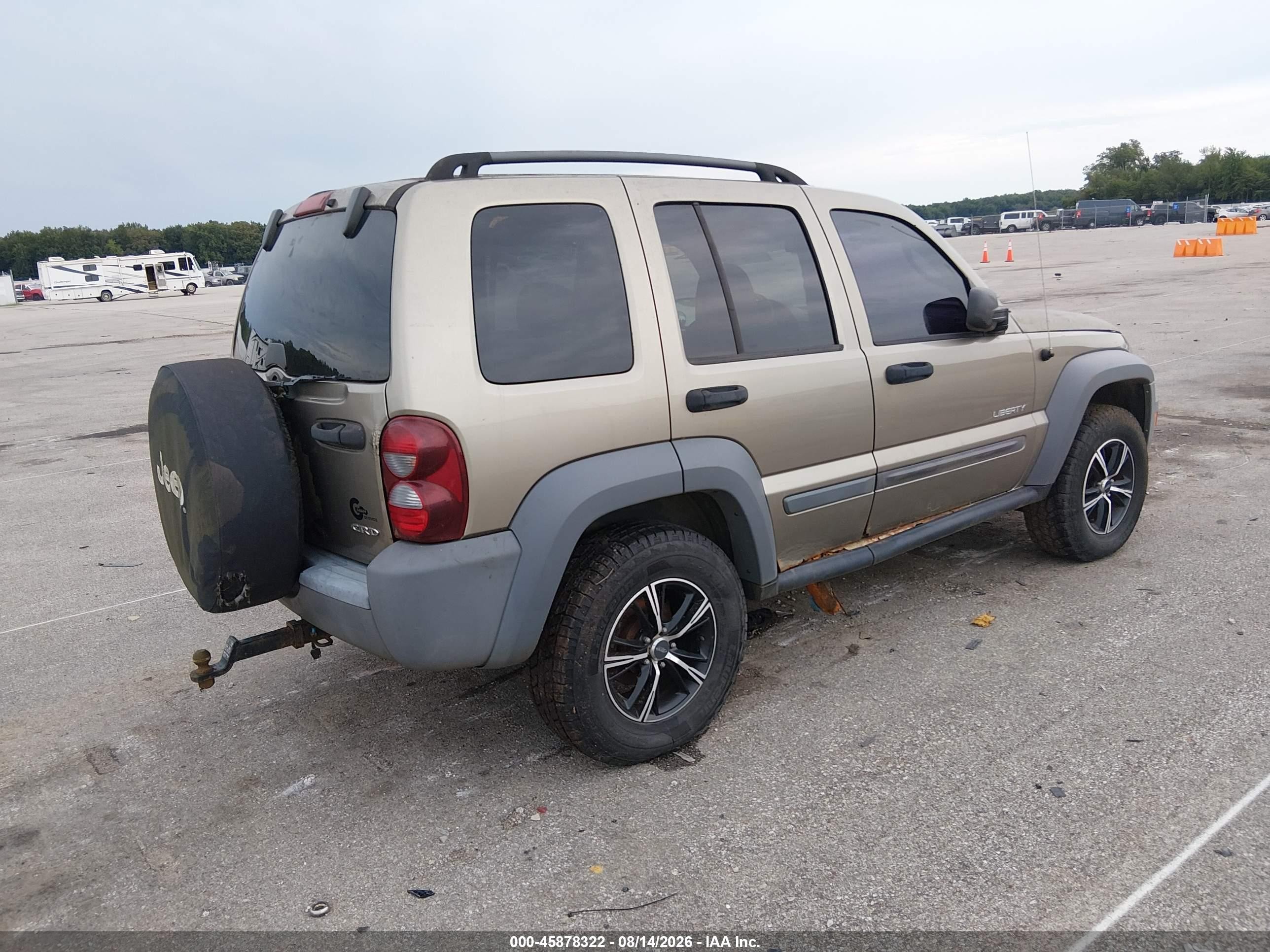 2005 Jeep Liberty Sport Желто-коричневый vin: 1J4GL48565W655758