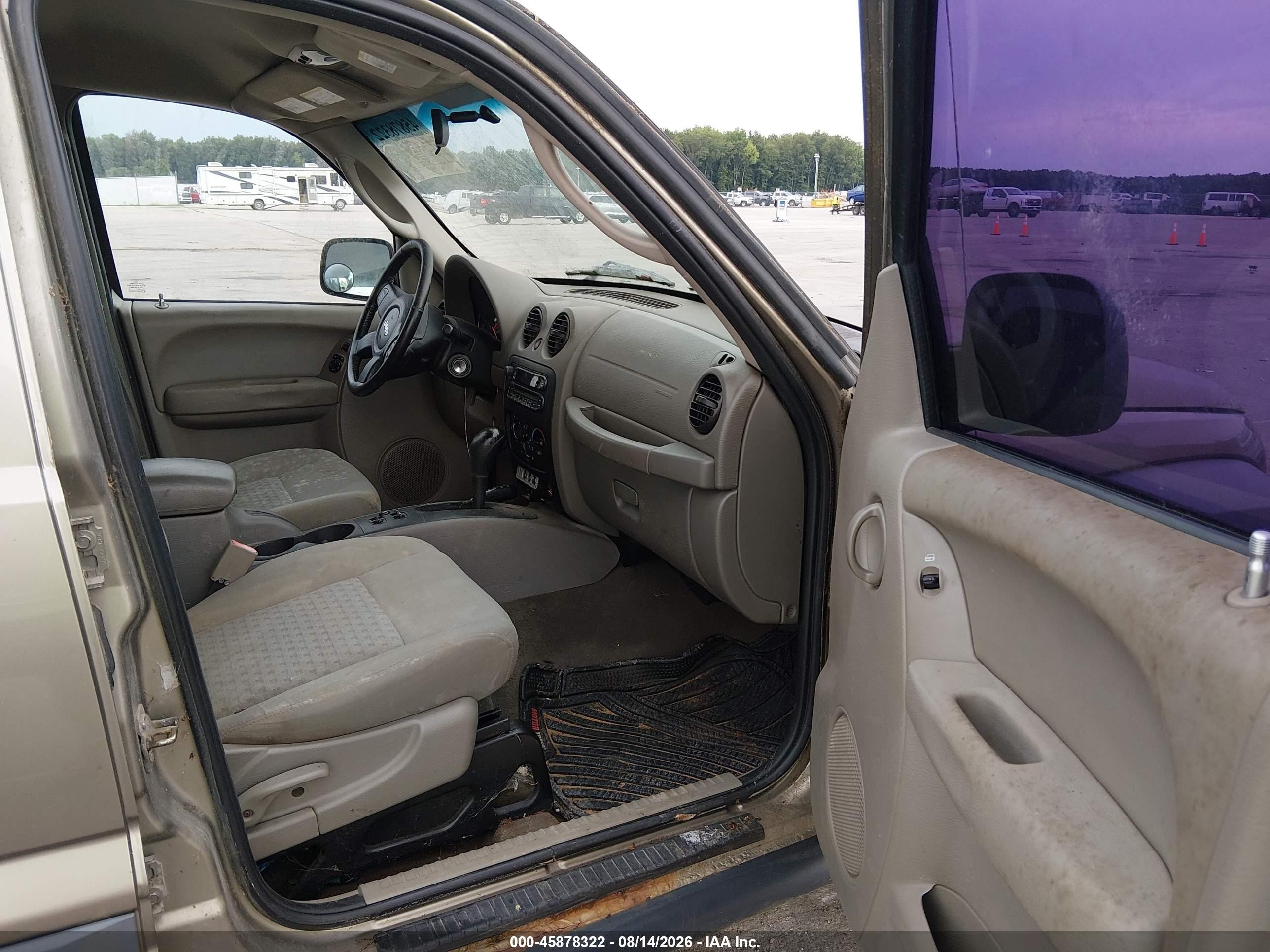 2005 Jeep Liberty Sport Желто-коричневый vin: 1J4GL48565W655758