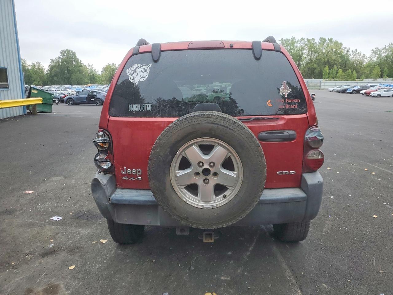 2005 Jeep Liberty Sport Red vin: 1J4GL485X5W680761