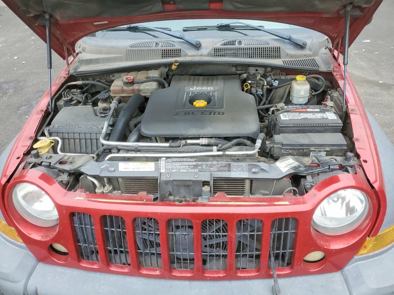 2005 Jeep Liberty Sport Red vin: 1J4GL485X5W680761