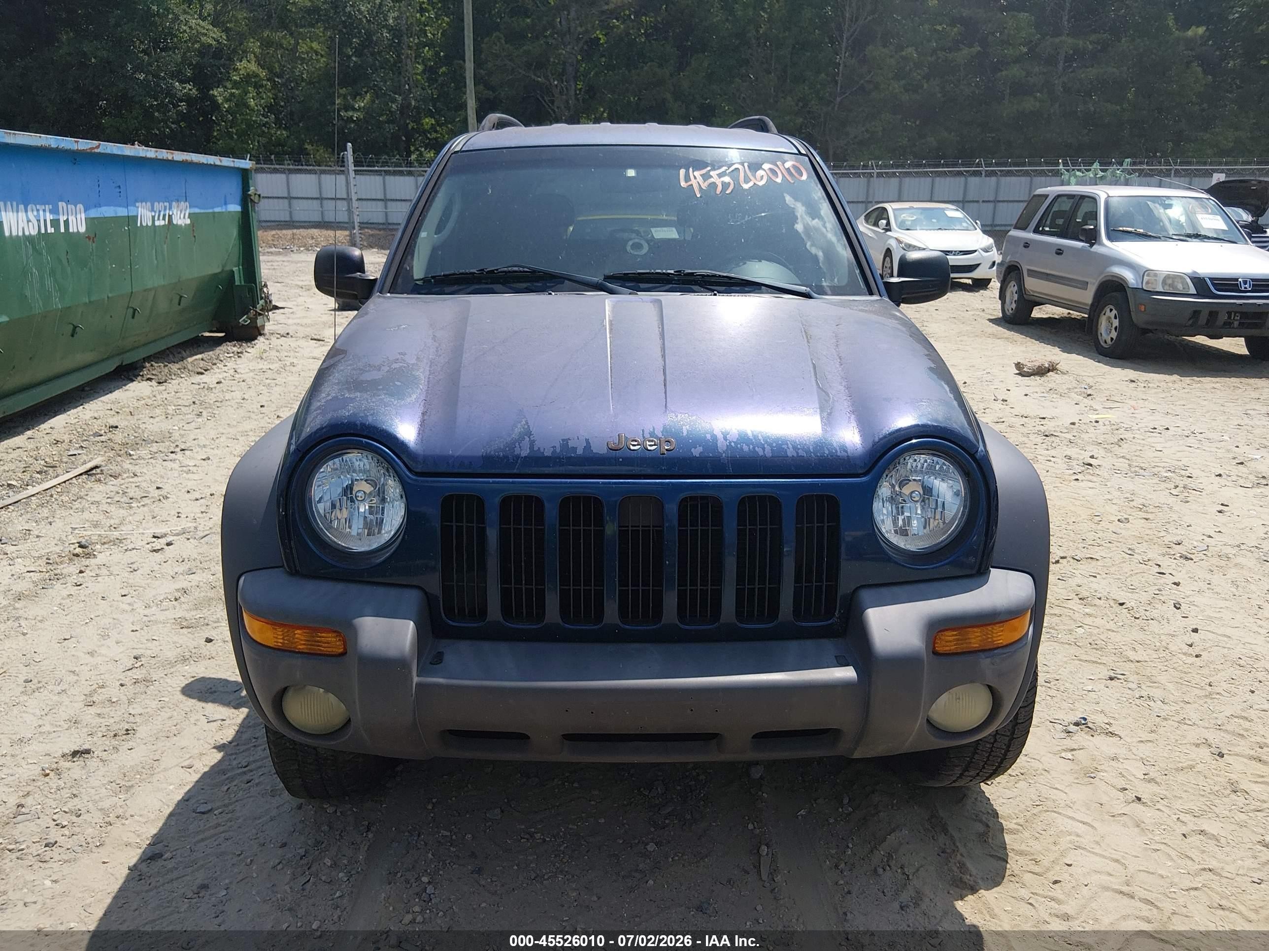 2004 Jeep Liberty Sport Blue vin: 1J4GL48K04W160265
