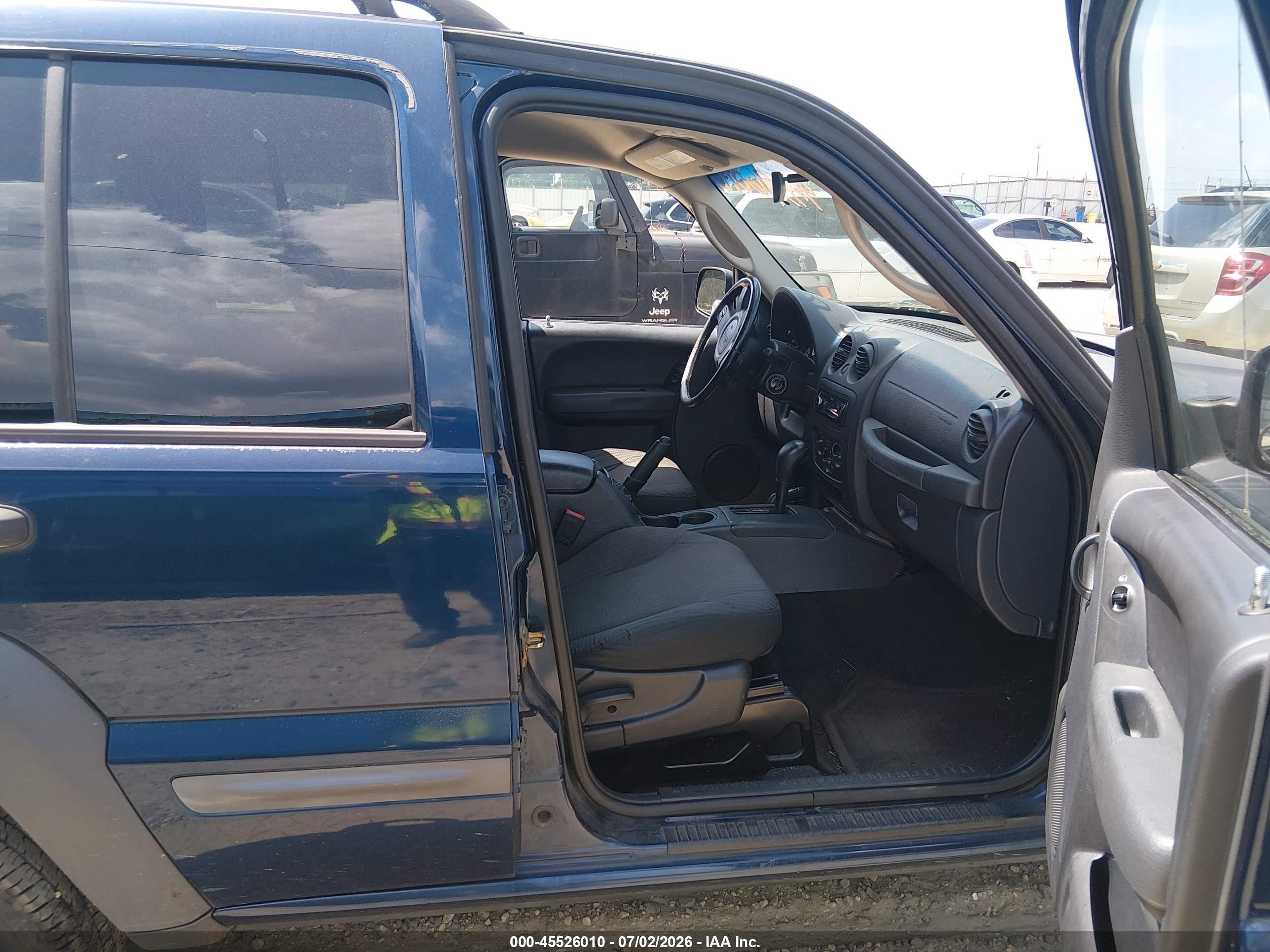 2004 Jeep Liberty Sport Blue vin: 1J4GL48K04W160265