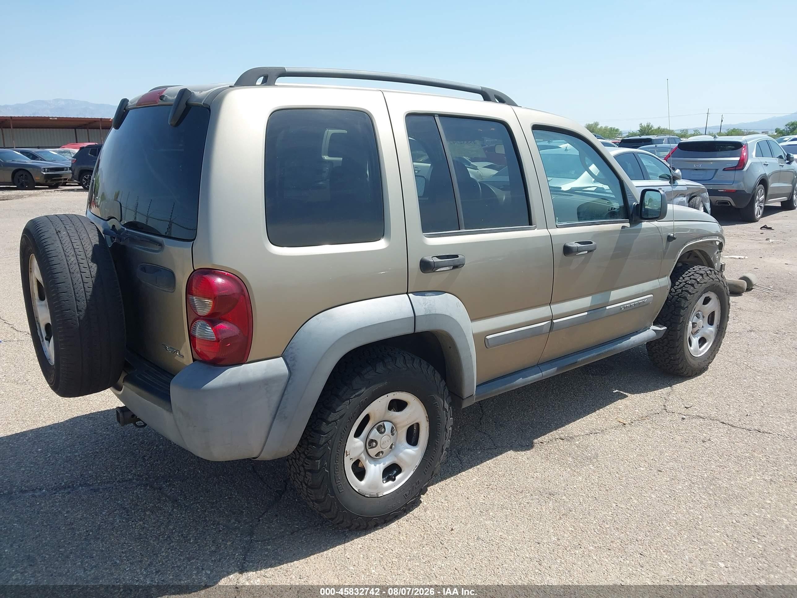2005 Jeep Liberty Sport Gold vin: 1J4GL48K05W516909