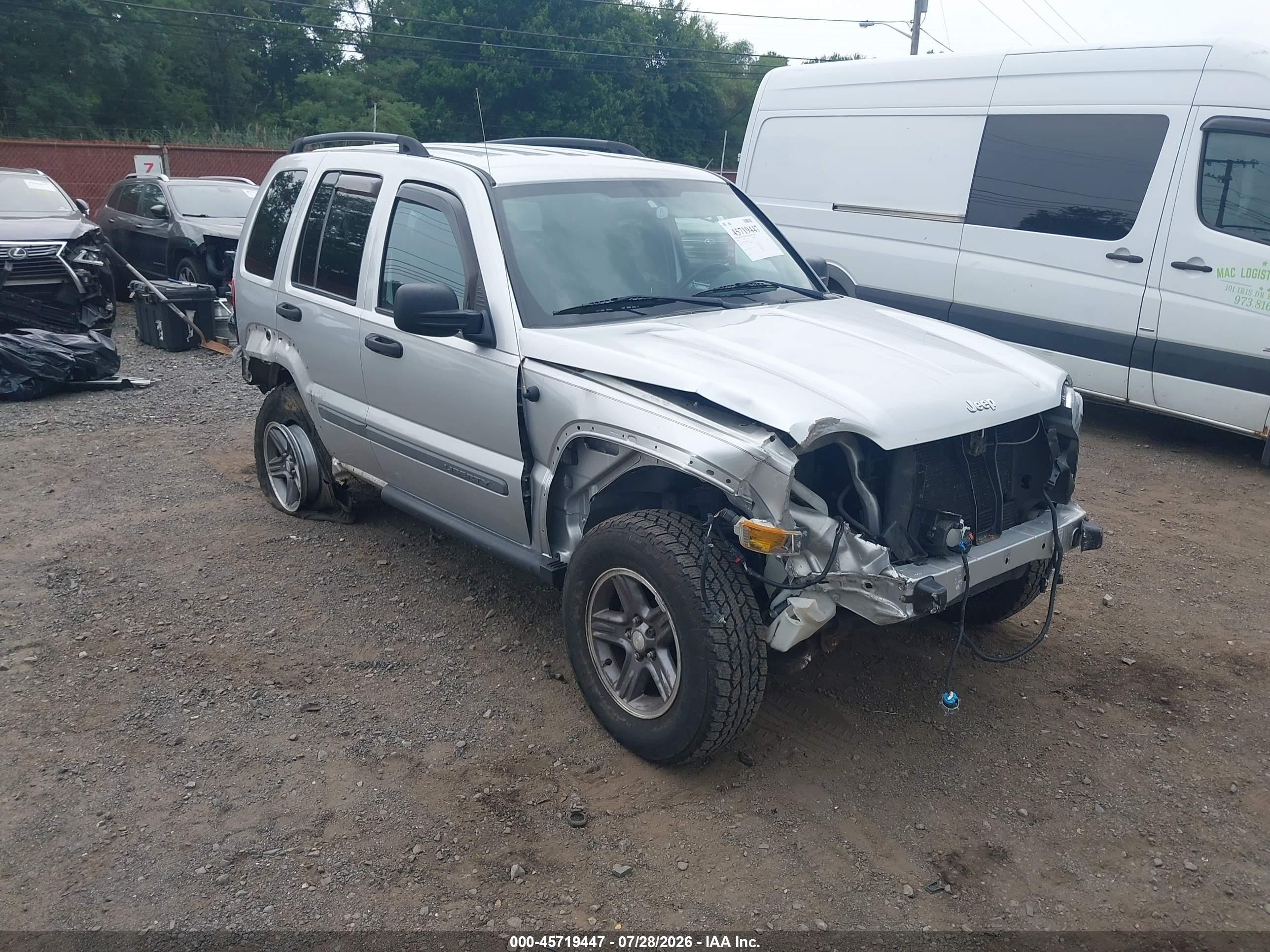 2005 Jeep Liberty Sport Gray vin: 1J4GL48K05W568895