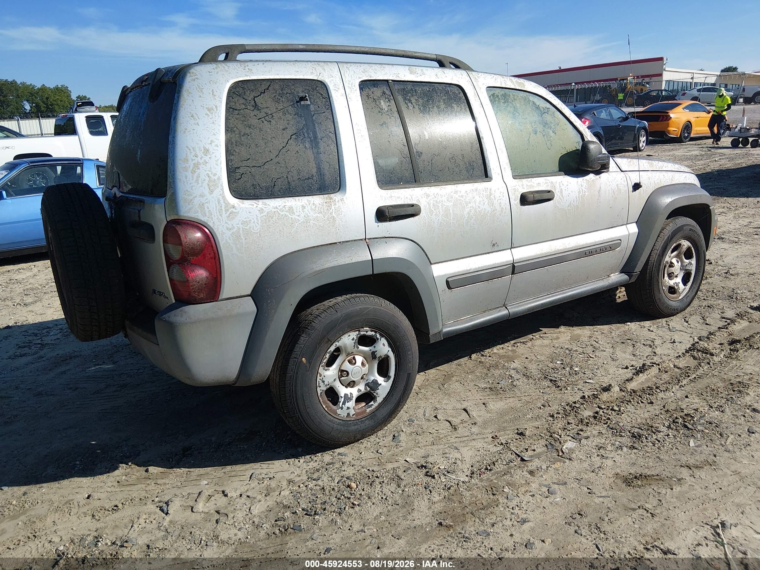 2005 Jeep Liberty Sport Silver vin: 1J4GL48K05W616377