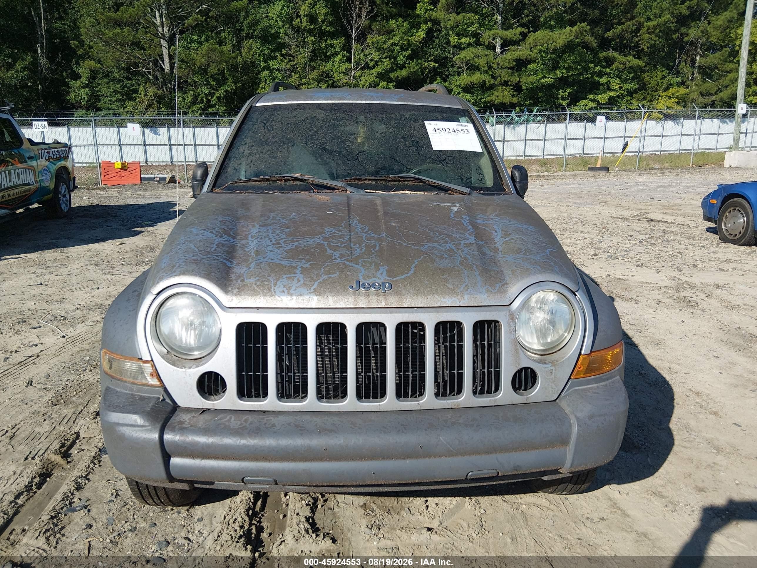 2005 Jeep Liberty Sport Silver vin: 1J4GL48K05W616377