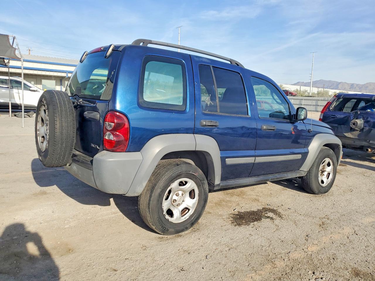 2005 Jeep Liberty Sport Blue vin: 1J4GL48K05W631932