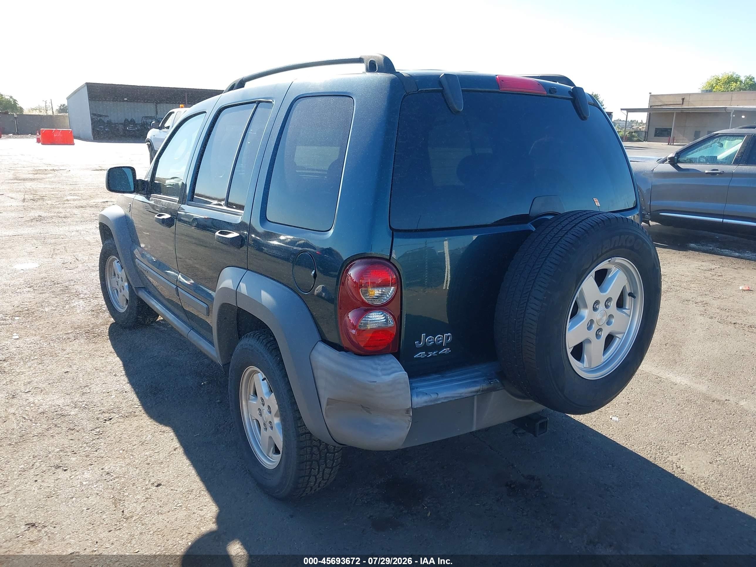2006 Jeep Liberty Sport Green vin: 1J4GL48K06W125762