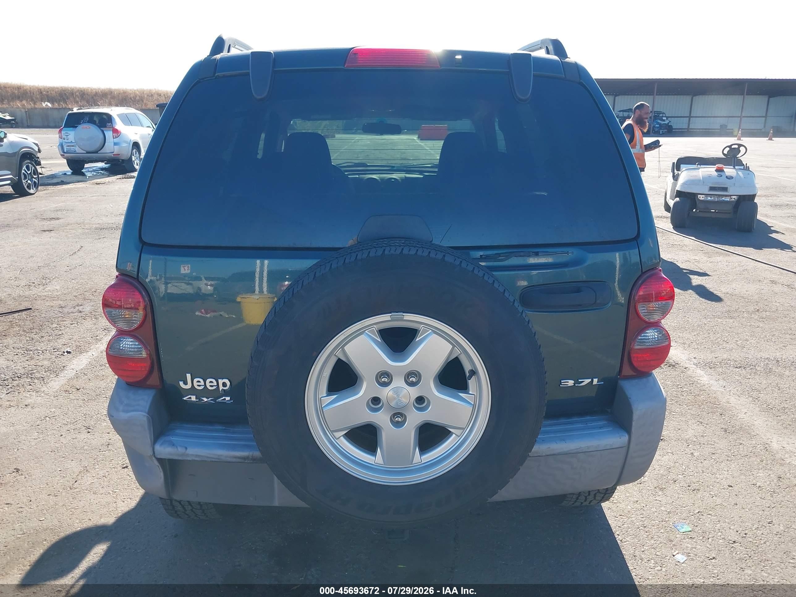 2006 Jeep Liberty Sport Green vin: 1J4GL48K06W125762