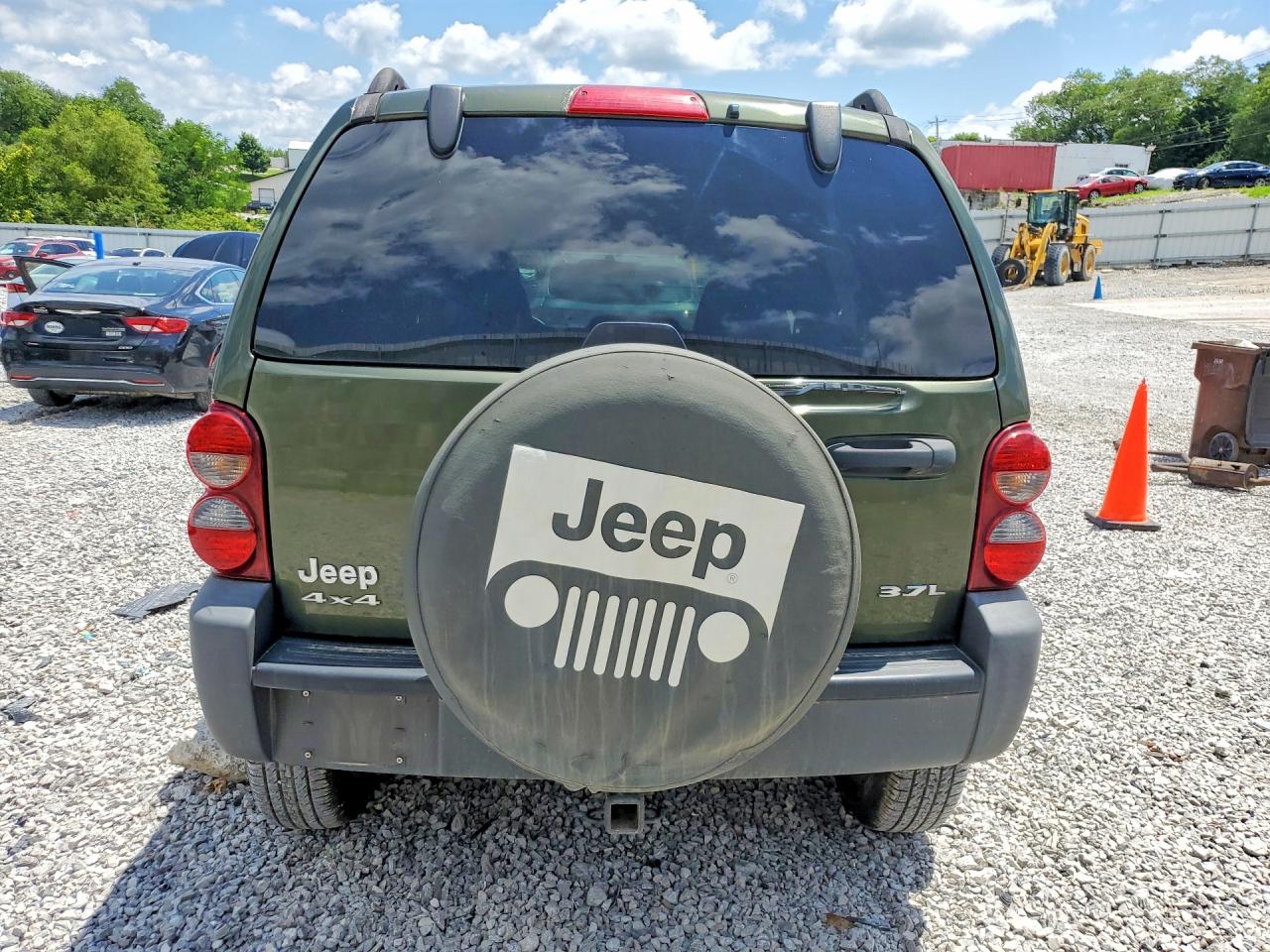 2007 Jeep Liberty Sport Green vin: 1J4GL48K07W693981
