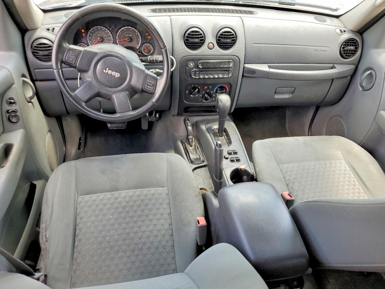 2007 Jeep Liberty Sport Green vin: 1J4GL48K07W693981