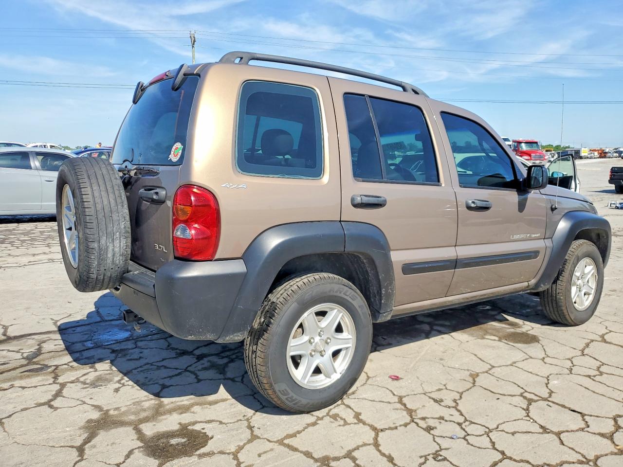 2002 Jeep Liberty Sport Brown vin: 1J4GL48K12W113467
