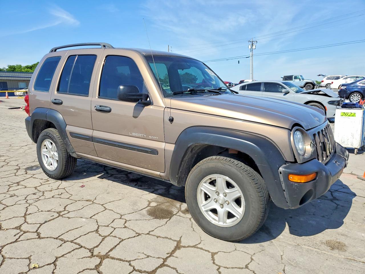 2002 Jeep Liberty Sport Brown vin: 1J4GL48K12W113467