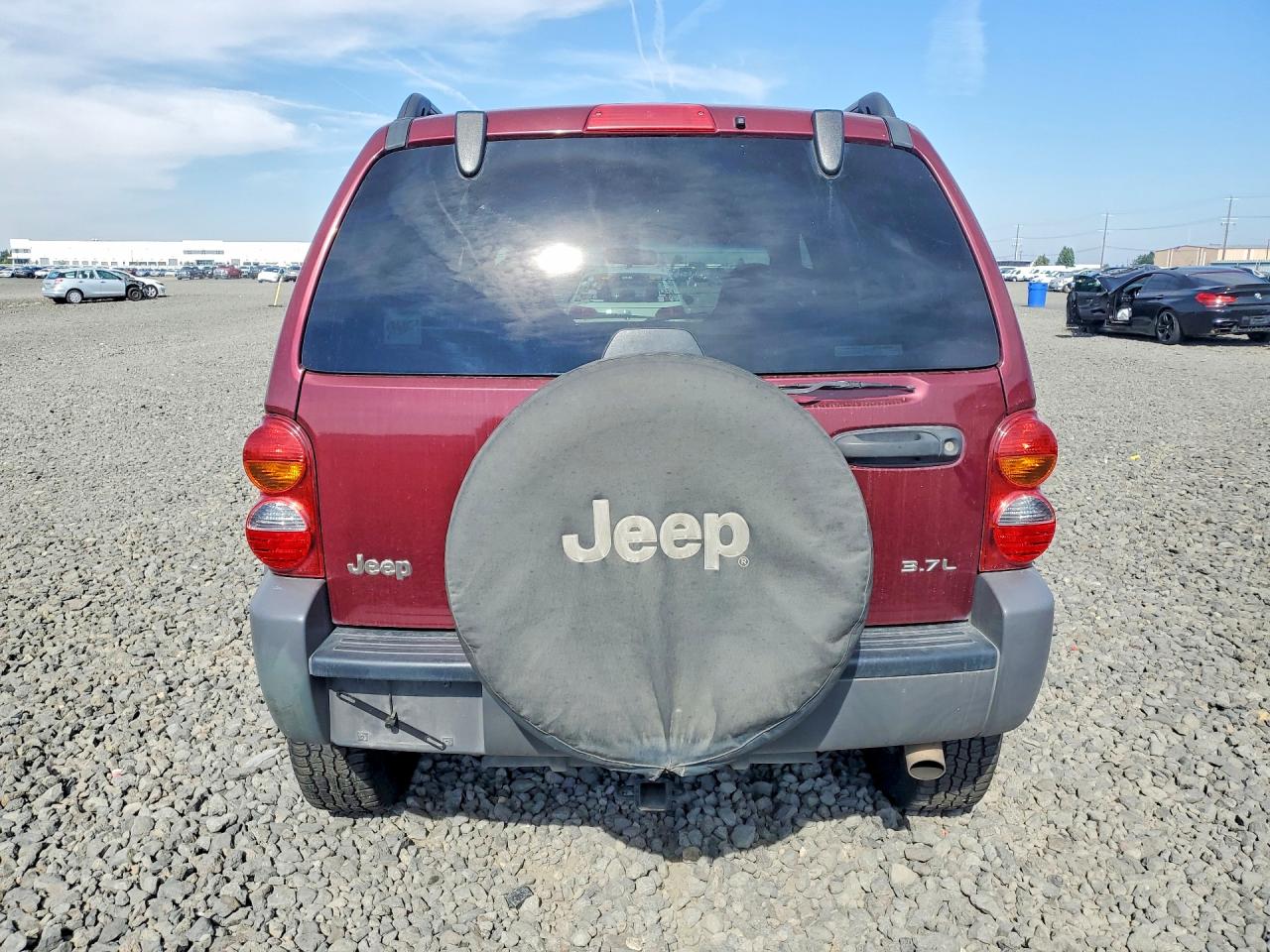 2002 Jeep Liberty Sport Red vin: 1J4GL48K12W164211