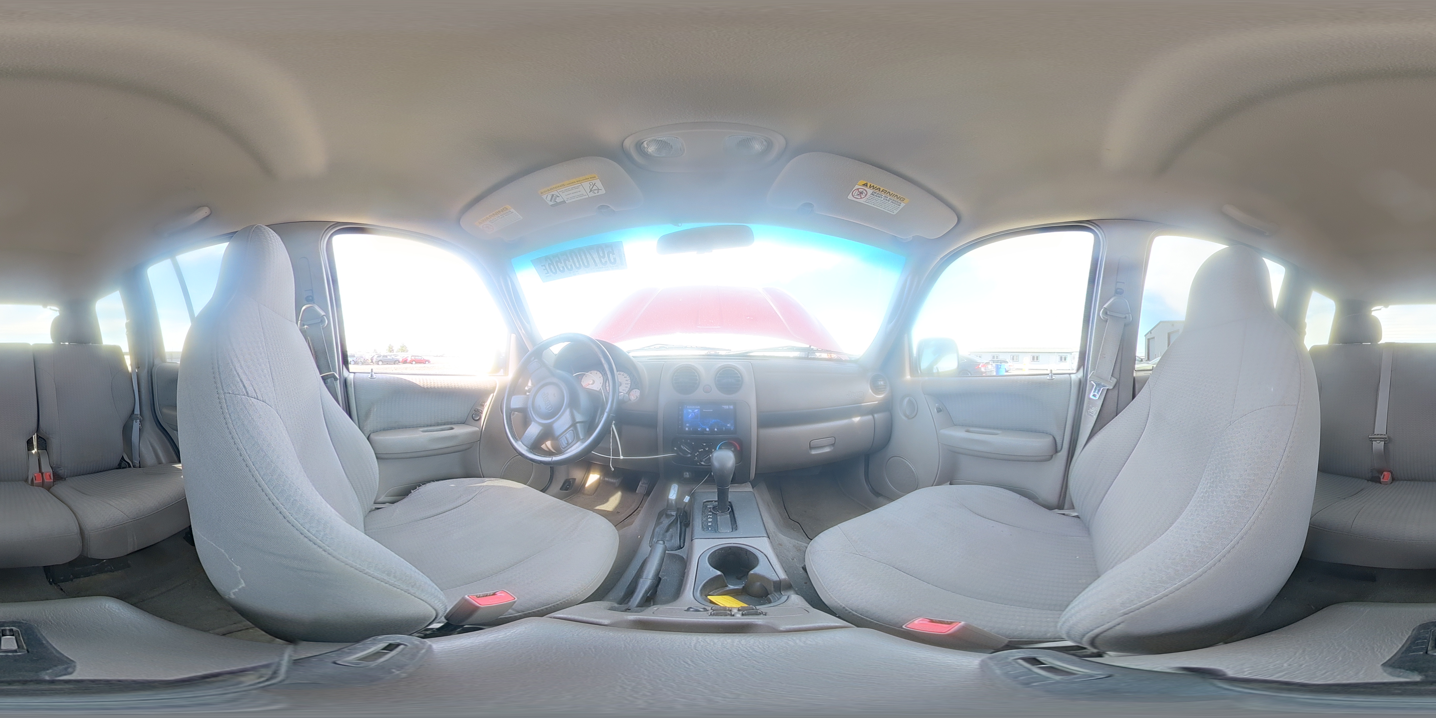 2002 Jeep Liberty Sport Red vin: 1J4GL48K12W164211