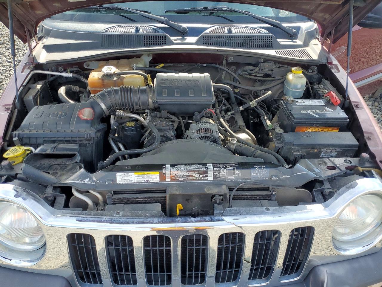 2002 Jeep Liberty Sport Red vin: 1J4GL48K12W164211