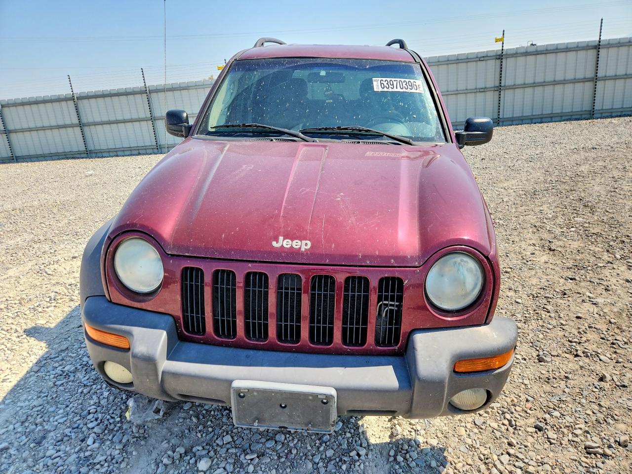 2002 Jeep Liberty Sport Burgundy vin: 1J4GL48K12W296207