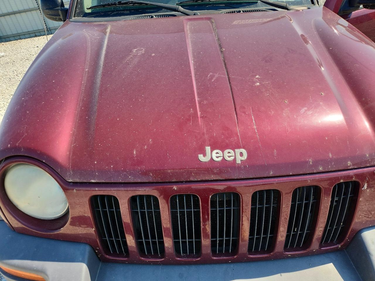 2002 Jeep Liberty Sport Burgundy vin: 1J4GL48K12W296207