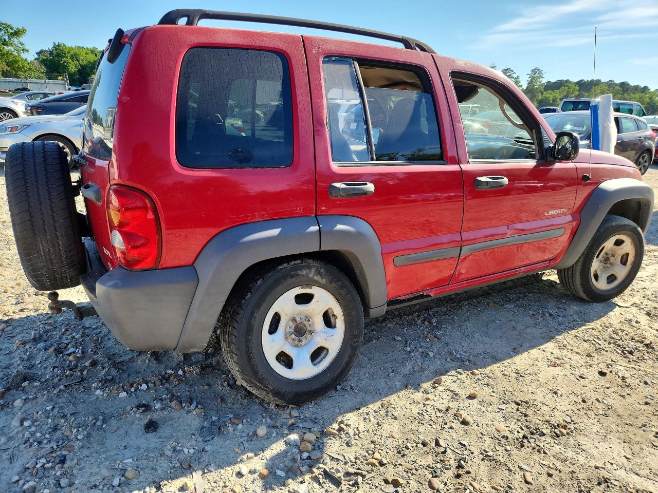 2004 Jeep Liberty Sport Red vin: 1J4GL48K14W122950
