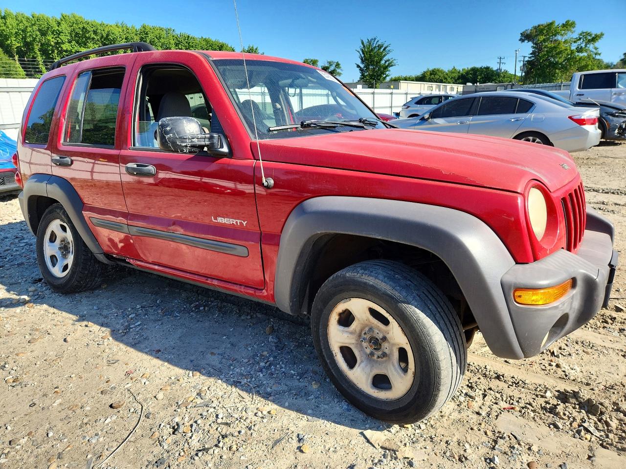 2004 Jeep Liberty Sport Red vin: 1J4GL48K14W122950