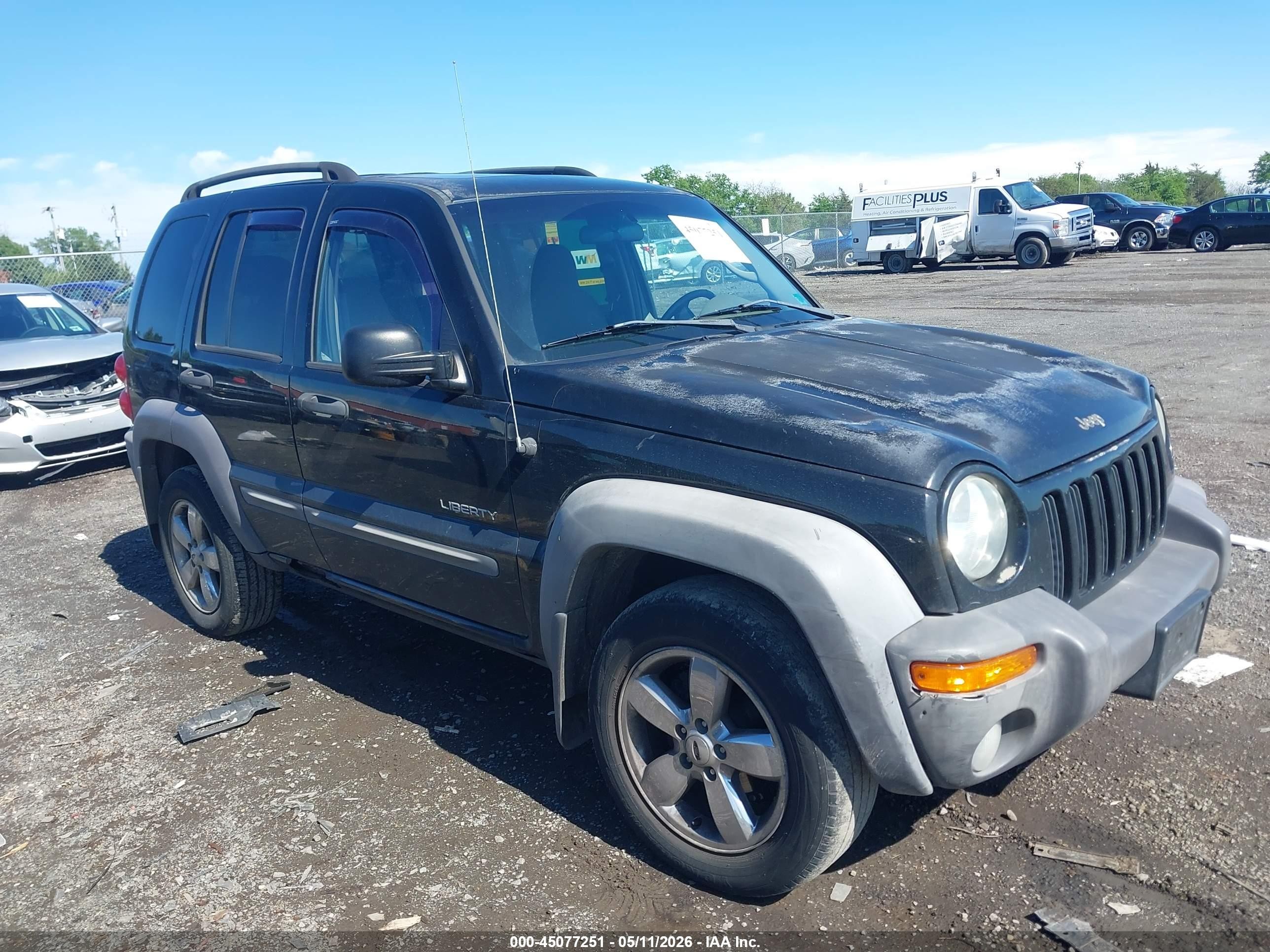 2004 Jeep Liberty Sport Black vin: 1J4GL48K14W177494