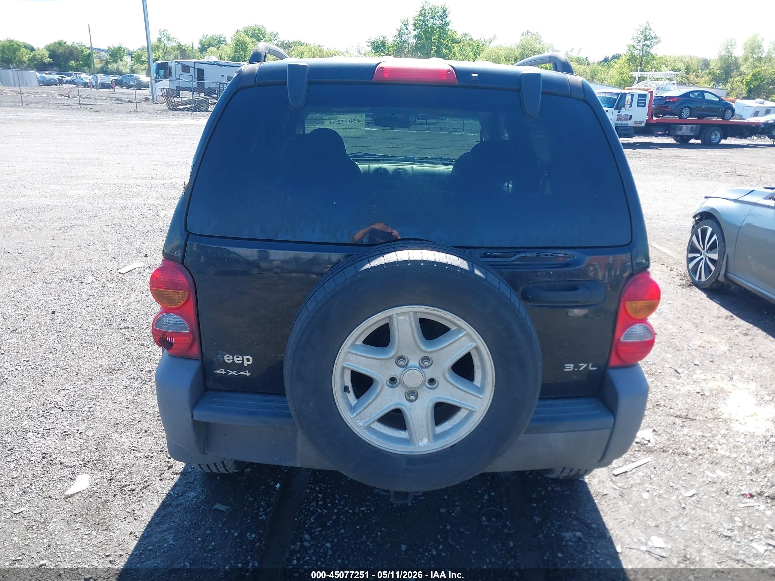 2004 Jeep Liberty Sport Black vin: 1J4GL48K14W177494