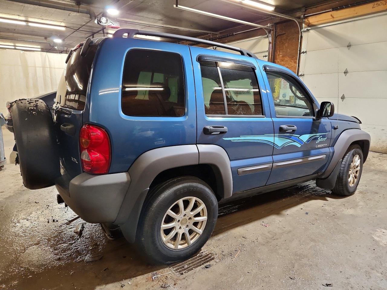 2004 Jeep Liberty Sport Blue vin: 1J4GL48K14W185031