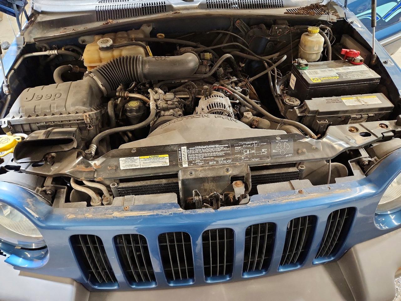 2004 Jeep Liberty Sport Blue vin: 1J4GL48K14W185031