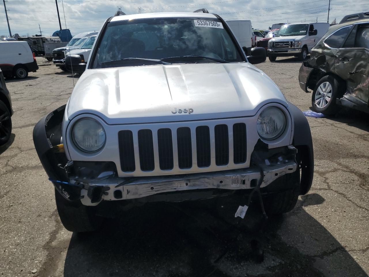 2004 Jeep Liberty Sport Серебряный vin: 1J4GL48K14W267521