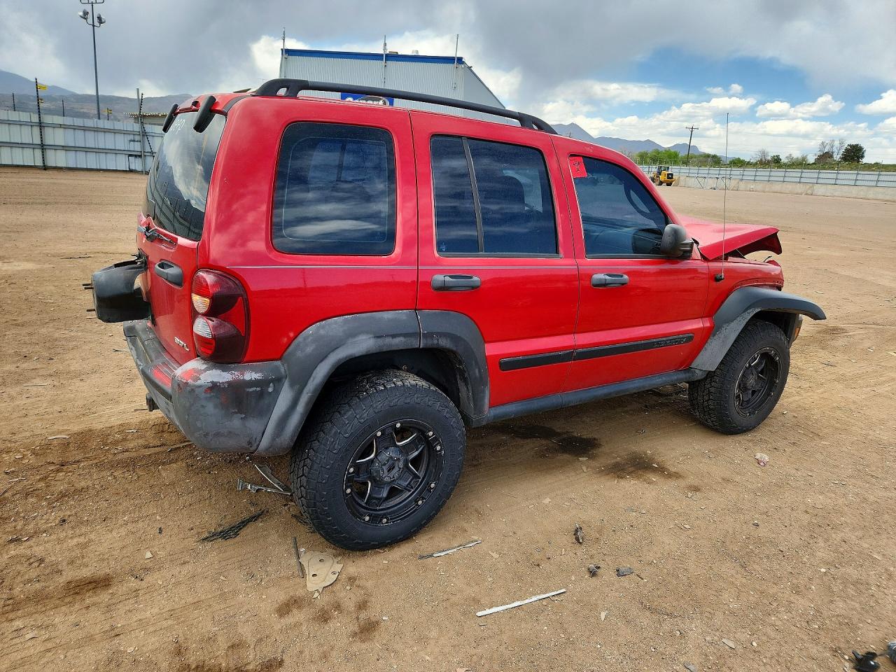 2005 Jeep Liberty Sport Красный vin: 1J4GL48K15W505482
