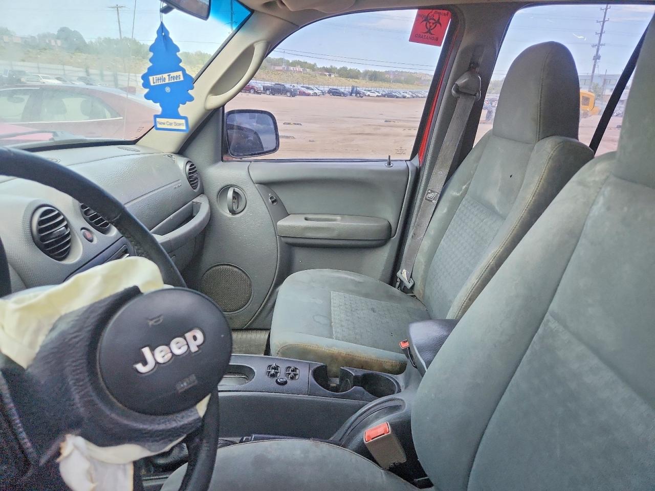 2005 Jeep Liberty Sport Красный vin: 1J4GL48K15W505482