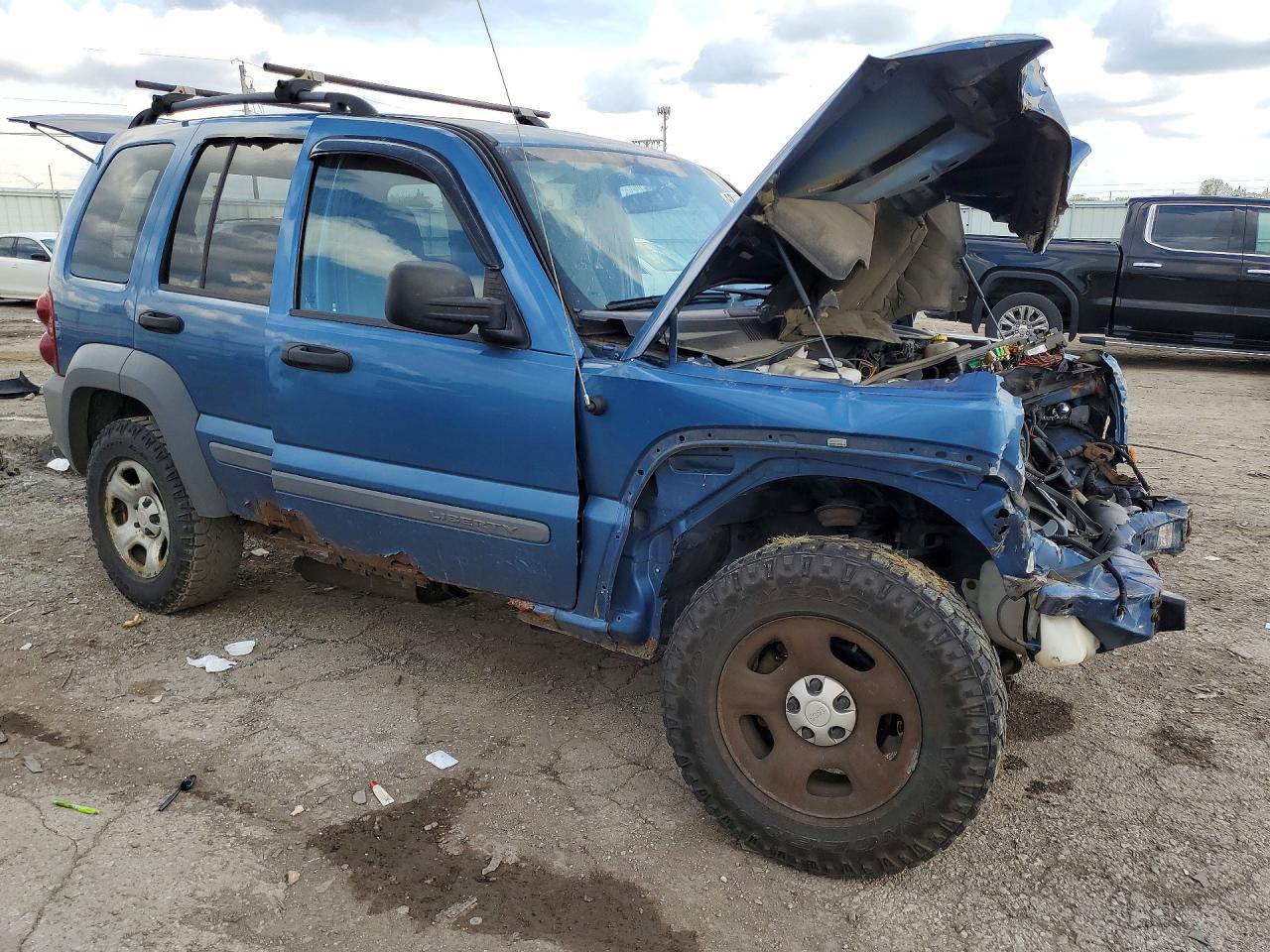 2005 Jeep Liberty Sport Blue vin: 1J4GL48K15W514795